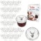 MamboCat 40er Set Sturzglas 230 ml mit Twist-Off-Deckel Alois Hirsch I Einmachgläser + TO 82 Deckel + GRATIS Rezeptheft I Vorratsgläser einkochen & konservieren I Weihnachten