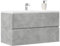 LXYZWRW Möbelsets, Badezimmermöbel-Sets, Badezimmer-Hängeschrank, Betongrau, 80 x 38,5 x 45 cm, Holzwerkstoff