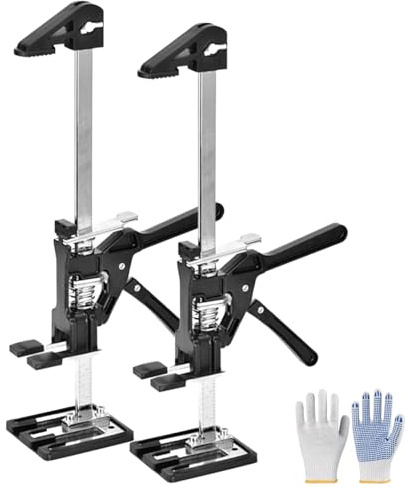 2 PCS Labor Saving Arm Jack, Updated Multi-Function Hand Lifting Tool Jack | Height Adjustment Lifting Device for Installing Cabinets,Flooring&Windows, Best Gifts for Father Husband Men