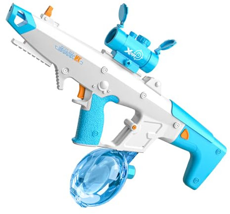 Wasserpistole Elektrisch| Automatische Wasserpistole für Erwachsene Kinder | EIN-klick-Sofort-Füllung mit großer Kapazität 810ML | Spaß Kinderspielzeug für Sommer Garten Pool Strand