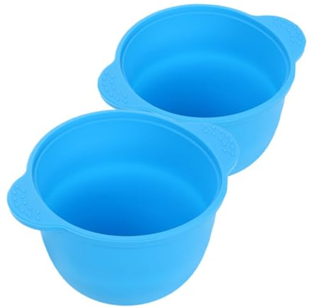 Hemobllo 2pcs Silicone Wax Warmer Liners Reusable Portable Wax Pot for Hair Removal 300ml Capacity Suitable for Skin Types at Home and Travel