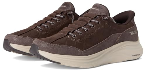 Skechers Women's Sneaker, Chocolate, 10 UK