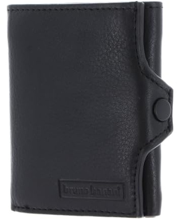 bruno banani Leder Geldbörse Wallet Black schwarz