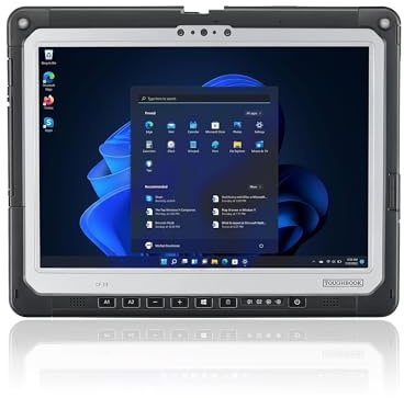 Tough-Book CF-33 Rugged Tablet PC, Intel Core i5-7300U vPro, 12 QHD 2160x1440 1200-Nit Touchscreen, 16GB RAM, 256GB SSD, 4G LTE GPS, Windows 11 Pro, IP65 MIL-STD-810G Rugged Tablet Toughpad