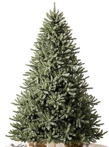 Balsam Hill 6.5ft Unlit Classic Blue Spruce - Artificial Christmas Tree with 2,144+ Tips, Premium Stand & Easy Assembly for Indoor Holiday Decorating