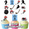 AK Giftshop PRE-CUT Ice Hockey Pack - Edible Cupcake Toppers/Cake Decorations (Pack of 36)