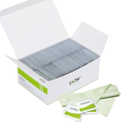 Screen Wipes Individually Wrapped, EOTW 120 Computer Glasses Screen Cleaner Wipes for Monitor/Laptop/iPad/Mobile Phone/LCD TV/Tablet PC/Keyboard Cleaning Kit