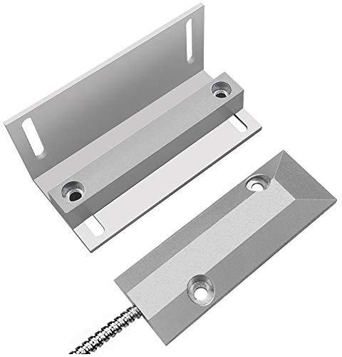 GAGALOR Alarm Magnetic Contacts For Garage Door Switch Sensor NC With L Bracket