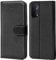 Verco Handyhülle für Oppo A54 5G Hülle, A74 5G Hülle Bookcase Tasche Flipcover für Oppo A54 5G/A74 5G Case [Kartenfächer/Aufstellfunktion], Schwarz