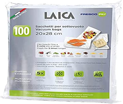 Set 100 Stück Vakuum-Konservierungsbeutel 20 x 28 cm VT3501 LAICA