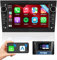 Hikity Android 2GB+64GB Autoradio mit Navi für Opel Astra Corsa Zafira Carplay Autoradio mit Bildschirm 7 Zoll Radio Android Auto Bluetooth WiFi GPS HiFi RDS FM Radio Rückfahrkamera