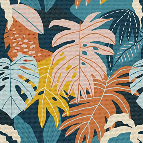 HEKO PANELS Oxford Tissu Imperméable Au Mètre Polyester De Couture D'ameublement Tissus Pour Mobilier Décorative Artisanat Rembourrage Feuilles De Palmier 1 Mètre 155 x 100 cm