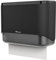 PLUSSEN Paper Towel Dispenser, Paper Hand Towels Dispenser Without Drilling, Wall Mounted Tissue Box Dispenser for Multifold Paper Handbags, 200 Sheets （Schwarz-6012）