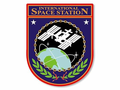 WildeBabsKLBT 11cm Hochwertiger Auto-Aufkleber Sticker Decal Autoaufkleber Aufkleber-Folie Wetterfest ISS International Space Station NASA F2025