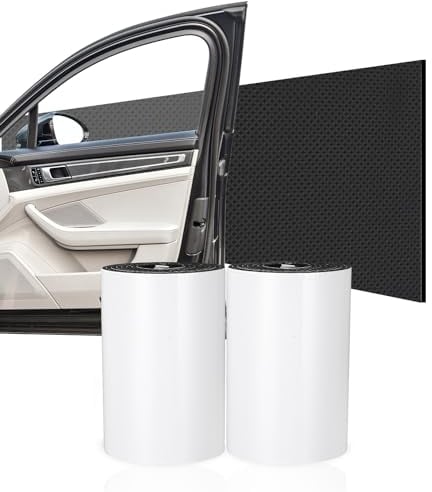 SOBEAU 2X Garagen Wandschutz, 2m x 20cm Wandschutz Garage Selbstklebend, für Auto Türkantenschutz, die Garagenwand, Garagen Wandschutz Wandpolsterung, Schwarz
