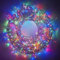 damastoreitalia Catena luminosa natalizia a led da interno e da esterno luci per albero di natale IP44 25 metri 500 led (500 led - trasparente - multicolor)