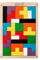 Tetris Puzzle Holz 15x22 Geometrische Formen Holztetris Holzpuzzle Montessori Tangram Tetris Spiel Kinder und Erwachsene Spielzeug ab 3 4 6 8 Jahre