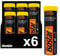 Isostar Hydrate & Perform Powertabs Preparado para Bebida de Aporte Glúcidos y Electrolitos, Sabor Naranja, Fórmula Isotónica, Resistencia en Entrenamientos Prolongados, 120g (10x12g), 6 Unidades