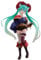Zhongkaihua Miku Figur: Anime PVC Modell, Miku Action Figur, Schreibtisch Home Dekoration, Geburtstag Geschenk für Fans, ca. 18 cm