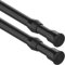 2 pezzi Asta di fissaggio per tende, asta di tensione senza perforazione, asta telescopica per il fissaggio, asta per tende a molla per il fissaggio - Nero,75-100CM(diametro 13mm)