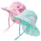 MASOCIO Gorro Bebe Niña de Sol Verano 2 Piezas Gorra Bebé Pescador Proteccion Filtro Solar UV UPF 50 Sombrero 3 4 5 Exteriores Playa Edad 2-6 Años Multicolor 2