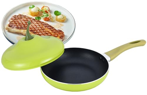 Olla de cocción pequeña – Olla de cocción a fuego lento para verduras y frutas – Olla de sopa con tapa – Para cocinar a fuego lento y freír los espaguetis y la sopa