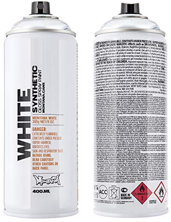 Montana White Silver, 400 ml Sprühdose glänzend