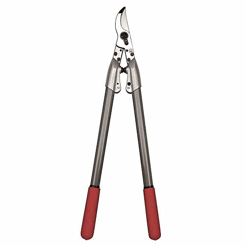 Felco 200C-60 Zweihand-Baum, Reb und Gartenschere, Länge 60 cm - GERADER Schneidkopf, rot
