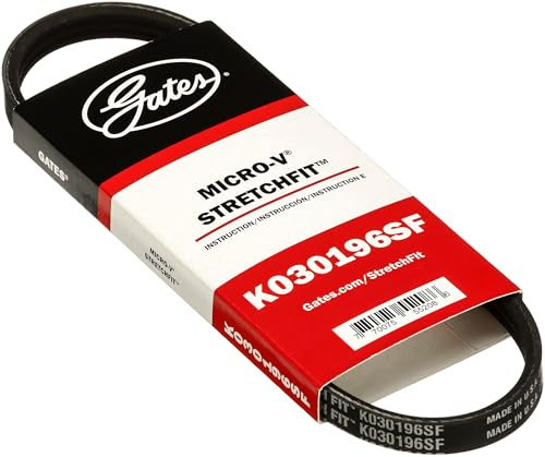 Gates K030196SF Stretch Fit Micro-V Serpentine Drive Belt
