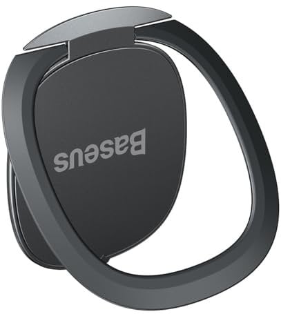 Baseus, Handyhalter Ring, Schwarz, Ultraleicht, Ringform, Einfache Anwendung
