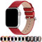 Fullmosa Compatible avec Bracelet Apple Watch 42(Serie 10)/41/40/38mm,Bracelet iWatch SE(1/2) Series 10/9/8/7/6/5/4/3/2/1 Bracelet de Remplacement pour Femme Homme, Rouge