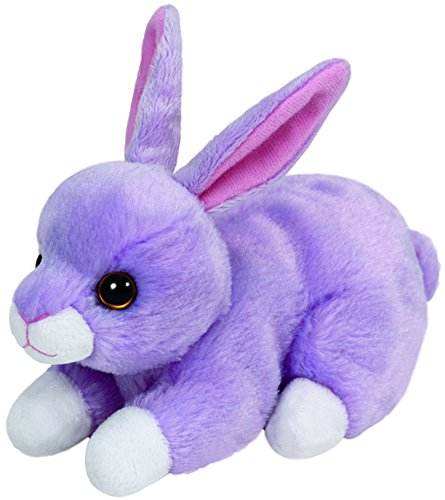 Carletto Ty 41702 - Lilac Beanie Babies, Ostern limitiert Hase, 15 cm, violett