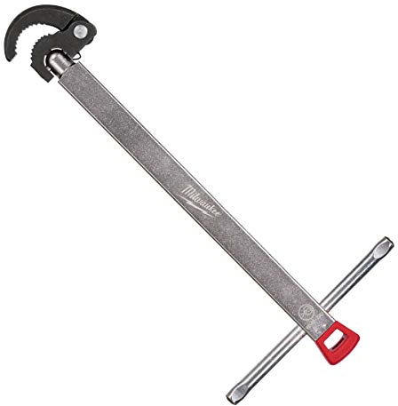 Milwaukee 48227001 1/4-Inch 32 mm Basin Wrench - Red/Black/Silver