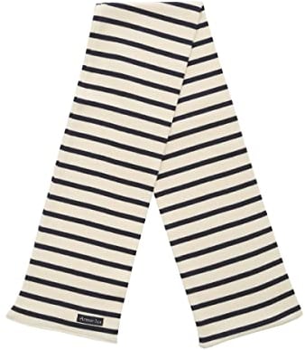 Armor Lux Damen Gestreifter Pagaie aus Baumwolle Schal, Natur/Schiff, 2