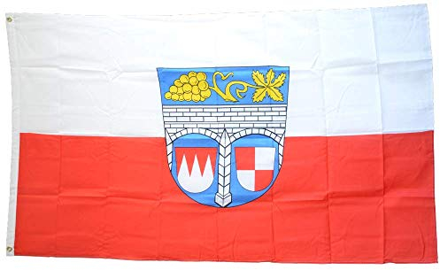 Flaggenfritze® Flagge/Fahne Deutschland Landkreis Kitzingen - 90 x 150 cm