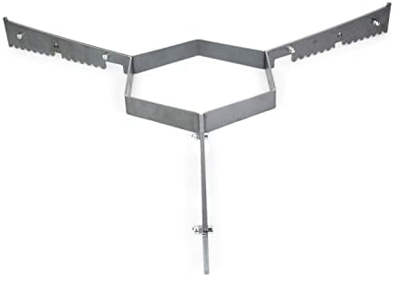 Grillrost.com Das Original Support pour toutes les plaques de cuisson de 100 cm – Suffisamment d'air et un maintien sûr