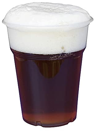 Gastro-Bedarf-Gutheil 200 Einweg Trinkbecher, mit Eichstrich bei 500ml perfekt für Partys, Grillen, Hochzeiten, alle Events
