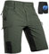 Cycorld MTB Hose Herren, Schnelltrocknend Radhose Mit Sitzpolster, Elastische Farradhose Outdoor Sport Bike Shorts Neu Grün Mit Unterwäsche XL