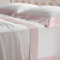 Lisola Set Completo Lenzuola Letto Singolo, Cotone e Raso, 1 Lenzuolo da Sopra 160x290cm + 1 Lenzuolo da Sotto 90x200x30cm + 1 Federa 80x50cm, Made in Italy, Modello: Diamante, Rosa Incenso