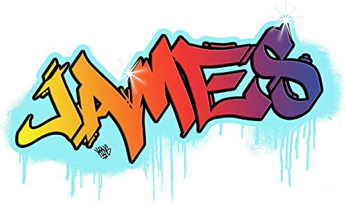 Wandtattoo Graffiti Street Art personalisierte Name benutzerdefinierte Aufkleber Wandaufkleber Wandbild