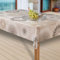 laro Wachstuch-Tischdecke Abwaschbar Garten-Tischdecke Wachstischdecke PVC Plastik-Tischdecken Eckig Meterware Wasserabweisend Abwischbar, Muster:Mandala beige-braun, Größe:130x220 cm
