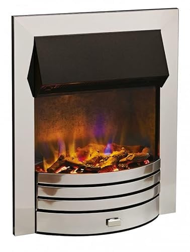 DIMPLEX Torridon TRR20CH Chrome Optiflame 3D Electric Inset Fire 2KW REMOTE CONTROL MODERN