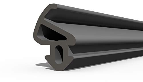 Seiletech.de Fensterdichtung – S-900 – 100 m – LB PVC Fenster Gummidichtug – Schwarz – Zugluftstopper Profildichtung – Gummidichtug Dichtband Kunststofffensterdichtungen