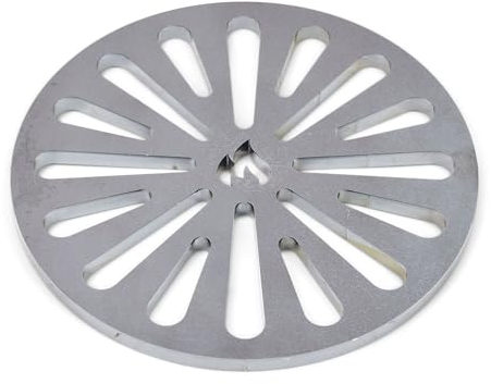 Grillrost.com Das Original Ofenrost Rund Durchmesser 18cm aus massivem Stahl - Kein Guss dadurch Keine Bruchgefahr