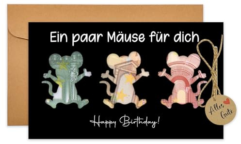 JOYEASE Geldgeschenke Geburtstag, Geburtstagskarte Geldgeschenke Verpackung mit Umschlägen, Geldkarte Geburtstag, Lustige Geburtstagsgeschenk