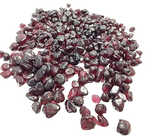 AZOOB 500 g hochwertiger natürlicher Granat for die Schmuckherstellung DIY Armband Halskette Material polierter Stein Stein Kies Edelstein getrommelt ERTEYIN