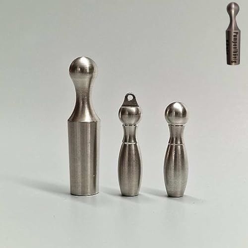 eberin · Taschenkegel · Gravierbar · Minikegel · Kegelpins · Kegelpin · Metallkegel · Miniaturkegel · Mini Kegel Pin · Mini Bowling Pin · Pudelkönig · Edelstahl · in 3 Größen erhältlich (Kegel 4cm)