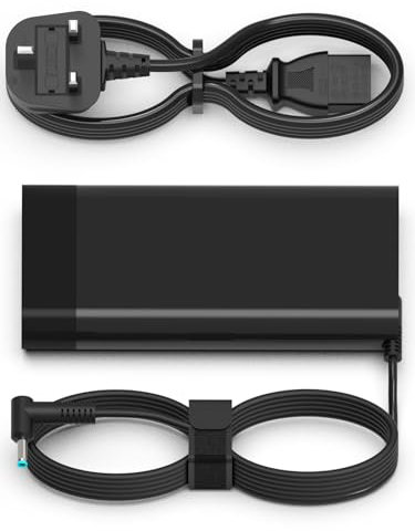 MJXYXCDH 200w AC Adapter Charger Compatible with HP Zbook 17 G3 G4 G5 G6 G7, Pavilion Gaming 15 16 17, Omen 15 15t 17 17t Studio G3 G4 G5 G6 G7 G8 TPN-CA03 TPN-DA10 Laptop Power Supply