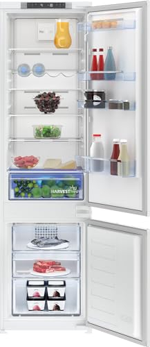 Beko HarvestFresh™ BCND4V973 194cm High 70/30 Integrated Frost Free Fridge Freezer with Sliding Door Fixing Kit - White - E Rated