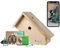 Greenfeathers Wildlife WiFi Outdoor Vogelhaus Full HD 1080p Kamera (3. Gen) mit IR (Nachtsicht), MicroSD Aufnahme, direkt auf Smartphone (WiFi Camera & Side View Starter Pack)
